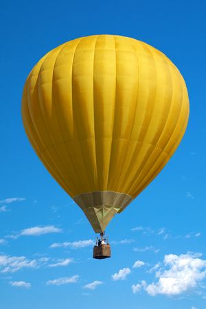 Balloon on a background blue skyの写真素材