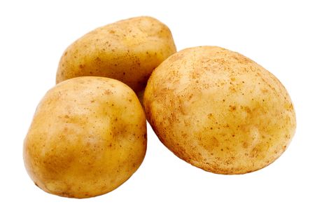 Potatoes isolated on a white background
の写真素材