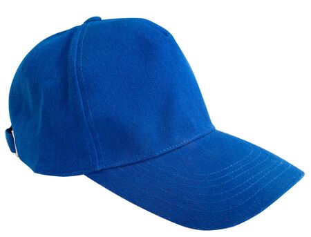 Blue baseball cap isolated. Sport conceptの写真素材