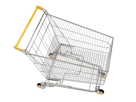 Shopping carts isolatedの写真素材