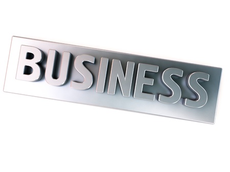 Business, metal lettersの写真素材
