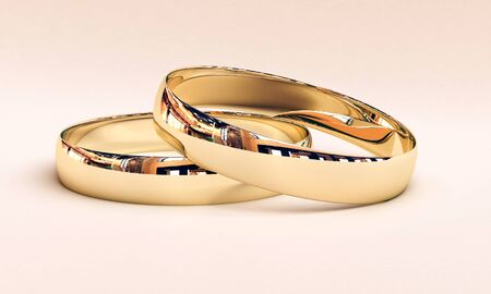 Wedding ringsの写真素材