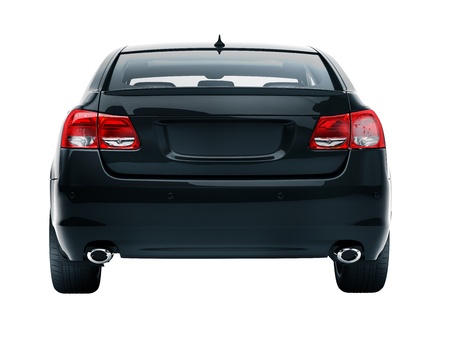 Luxury car in the studio on a light backgroundの写真素材