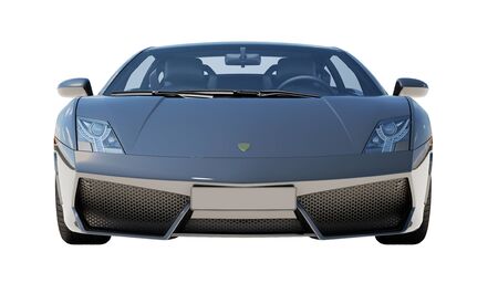Sport supercar isolated on a light background, the bright sunlightのeditorial素材