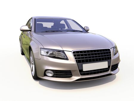 Modern luxury car on a light の写真素材