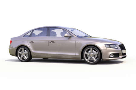 Modern luxury car on a light の写真素材