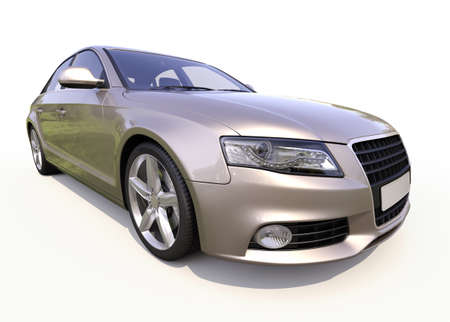 Modern luxury car on a light の写真素材