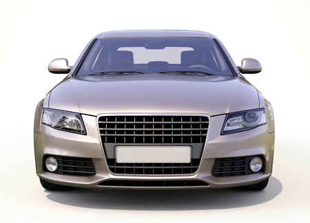 Modern luxury car on a light の写真素材
