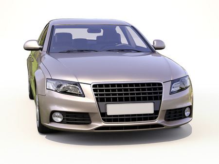Modern luxury car on a light の写真素材