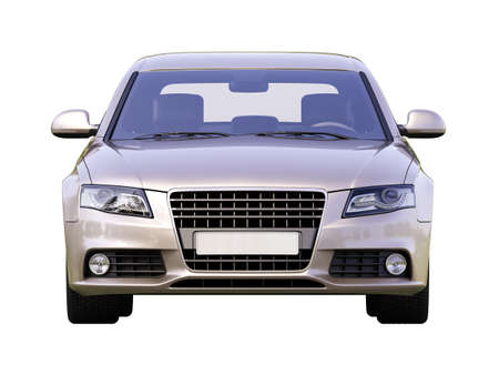 Modern luxury car isolated on a white  の写真素材