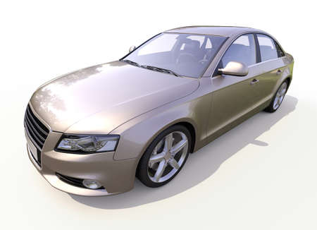 Modern luxury car on a light の写真素材