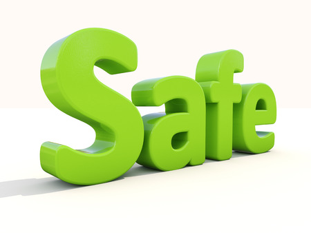 Word safe icon on a white background. 3D illustration.の写真素材