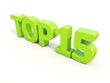 Top icon on a white background. 3D illustrationの写真素材