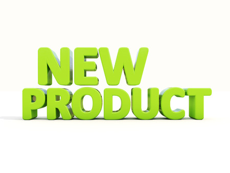 New Product icon on a white background. 3D illustrationの写真素材