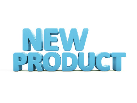 New Product icon on a white background. 3D illustrationの写真素材