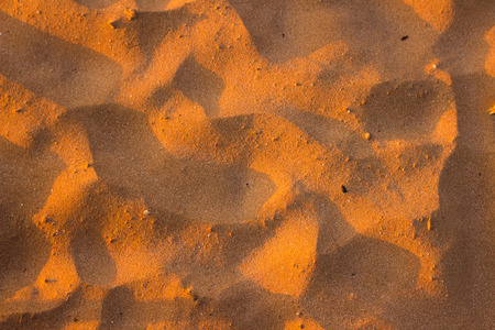 Desert sand pattern texture background from the sand in Sharm el-Sheikh, Egyptの写真素材