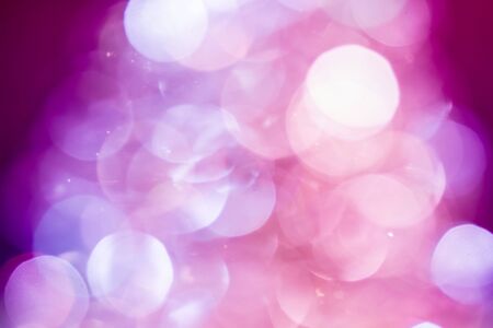 Bokeh Abstract Christmas background. When lights go blurry.の写真素材