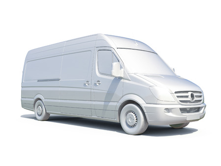 3d render: 3d White Delivery Van Icon, Transporting Service, Freight Transportation, Packages Shipment, International Logistics, 3d Postal Van, 3d Home Delivery Signの写真素材