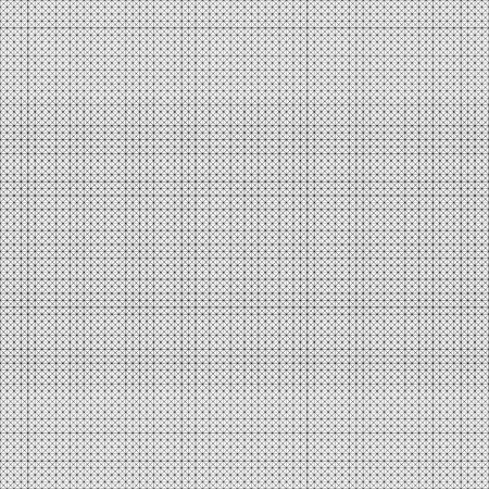 Seamless Black and White Isometric Rectangular Grid Pattern Vector, Abstract Geometric Grid Pattern, Cells Design, Squared School Paper Sheetのイラスト素材
