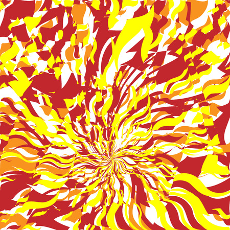 Bright Red and Orange Fire Abstract Background, Flame Pattern, Stylized Fire, Fire Sign Background, Sunlight Abstract Orange Wave Backgroundのイラスト素材