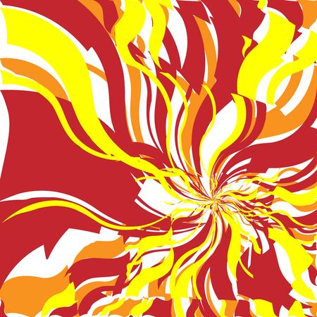 Bright Red and Orange Fire Abstract Background, Flame Pattern, Stylized Fire, Fire Sign Background, Sunlight Abstract Orange Wave Backgroundのイラスト素材