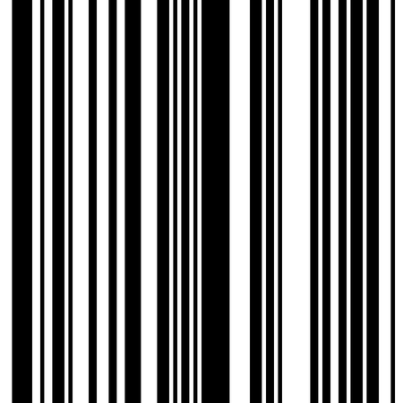 Black and White Straight Vertical Variable Width Stripes, Monochrome Lines Pattern, Vertically Seamless, Straight Parallel Vertical Lines, Fashion Geometric Monochrome Random Streaksのイラスト素材