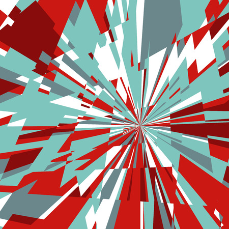 Abstract Dynamic Background, Fractal Explosion Star, Sunburst Backgroundのイラスト素材
