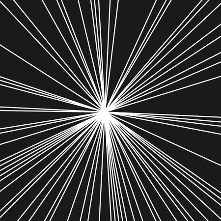 Stripes Image with Light Beams and Rays, Radial Lines Background of Sun Rays or Star Burst Design Element, Fashion Explosion Graphic Artのイラスト素材