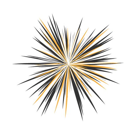 Abstract star rays lines design.のイラスト素材