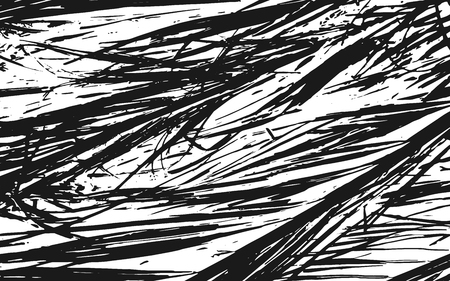 Grunge Black And White Straw Texture   Template, Dry Straw, Straw Background Texture, Abstract Natural Thatched Designのイラスト素材