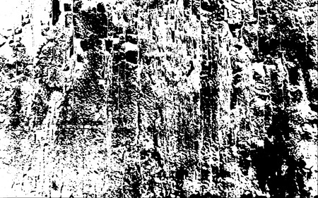 Grunge Urban Vector Texture Template, Dark Messy Dust Overlay Distress Background, Abstract Dotted, Scratched, Vintage Effect with Noise and Grainのイラスト素材