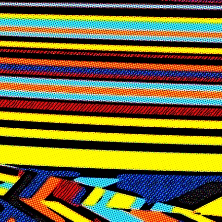 Pop Art Geometric Pattern Design Background, Futuristic, Poster, Magazine, Broadsheet, Leaflet, Book, Billboardの写真素材