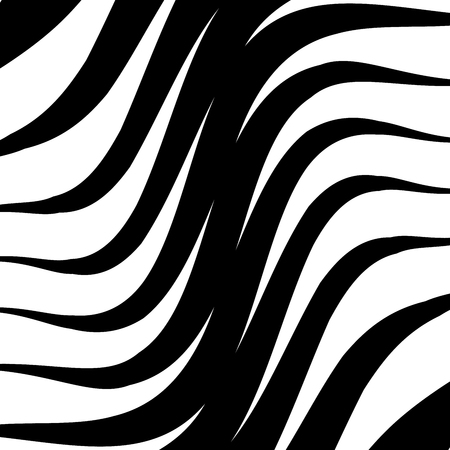Abstract Vector Background of Waves, Line Stripes Irregular Wave Background, Abstract Minimal Design, Stylized Flowing Water 3d Illusion, Graphic Line Artのイラスト素材