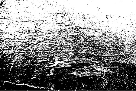 Old Grunge Urban Vector Black And White Texture, Dark Weathered Overlay Distress Pattern Sample, Abstract Scratched Backgroundのイラスト素材