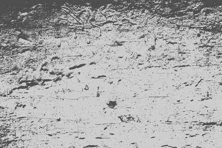 Grunge Urban Vector Texture Template, Dark Messy Dust Overlay Distress Background, Abstract Dotted, Scratched, Vintage Effect with Noise and Grainのイラスト素材