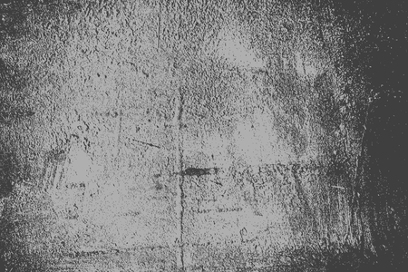 Grunge Urban Vector Texture Template, Dark Messy Dust Overlay Distress Background, Abstract Dotted, Scratched, Vintage Effect with Noise and Grainのイラスト素材