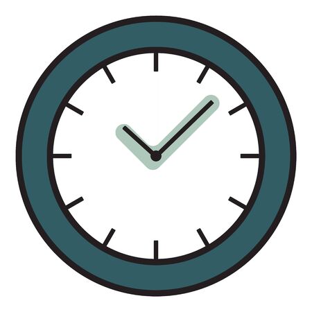 Office Round Classic Clock Icon, Clock Face, Time Background Abstract, Timing Concept Vector...