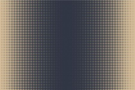 Vertical Gradient Halftone Background, Pop Art Template, Circles Overlay Wave Texture Vector...