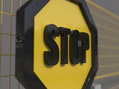 STOPÂ You are Not Allowed Here,Â Roadsign with SymbolÂ for Prohibited Activities, Traffic StopÂ Blocking Sign,Â Prohibition Icon,Â No Entry Signal, RedÂ Warning,Â Not Allowedの写真素材