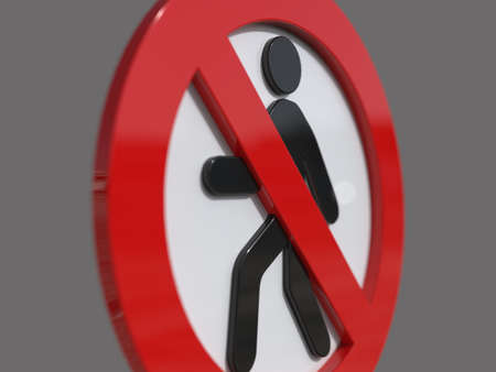 STOPÂ You are Not Allowed Here,Â Roadsign with SymbolÂ for Prohibited Activities, Traffic StopÂ Blocking Sign,Â Prohibition Icon,Â No Entry Signal, RedÂ Warning,Â Not Allowedの写真素材