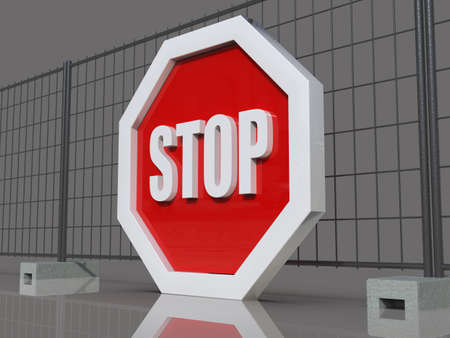 STOPÂ You are Not Allowed Here,Â Roadsign with SymbolÂ for Prohibited Activities, Traffic StopÂ Blocking Sign,Â Prohibition Icon,Â No Entry Signal, RedÂ Warning,Â Not Allowedの写真素材