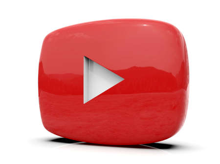 PlayÂ Button Sign Video Icon,Â OnlineÂ Broadcasting ServiceÂ Symbol, Social Media Sign,  Â Video StreamingÂ Mobile App, Video-Sharing Site Upload, ViewÂ and Share Videos,Â 3d Illustrationの写真素材