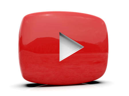 PlayÂ Button Sign Video Icon,Â OnlineÂ Broadcasting ServiceÂ Symbol, Social Media Sign,  Â Video StreamingÂ Mobile App, Video-Sharing Site Upload, ViewÂ and Share Videos,Â 3d Illustrationの写真素材