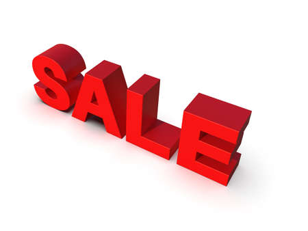 3d Rendering: Sale on White Background, 3d Sale Banner Template, Special Offer, Save Money, Discount Card, Discount Voucher, Coupon, Christmas Sales, Black Friday Design Templateの写真素材