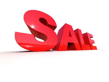 3d Rendering: Sale on White Background, 3d Sale Banner Template, Special Offer, Save Money, Discount Card, Discount Voucher, Coupon, Christmas Sales, Black Friday Design Templateの写真素材