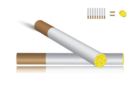 Cigaretteのイラスト素材