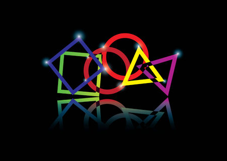 Geometry illustration のイラスト素材