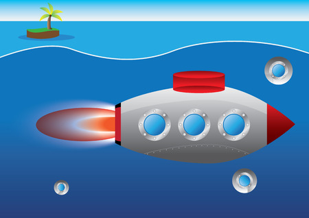 Submarineのイラスト素材