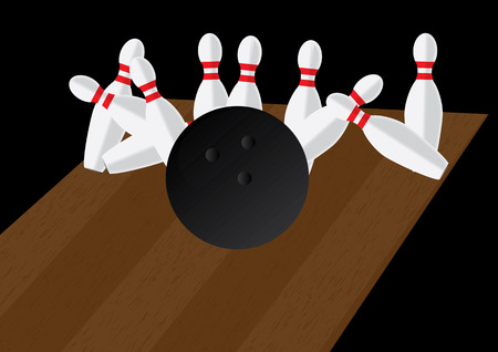 Bowlingのイラスト素材