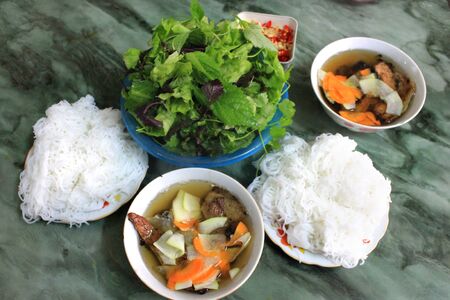 Vietnamese Noodleの写真素材